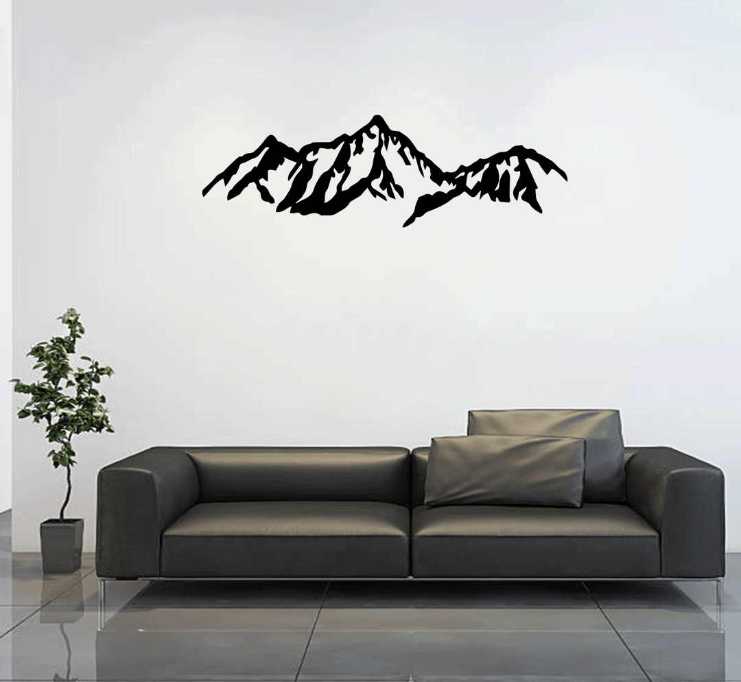 Presidential Mountains Range Metal Wall Art by MetalPlex