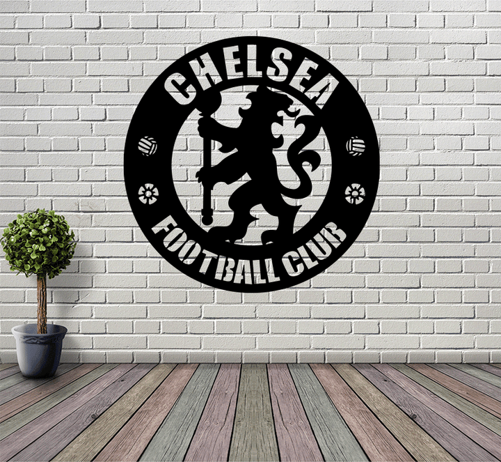 Chelsea FC Metal Wall Art, view 2 by MetalPlex