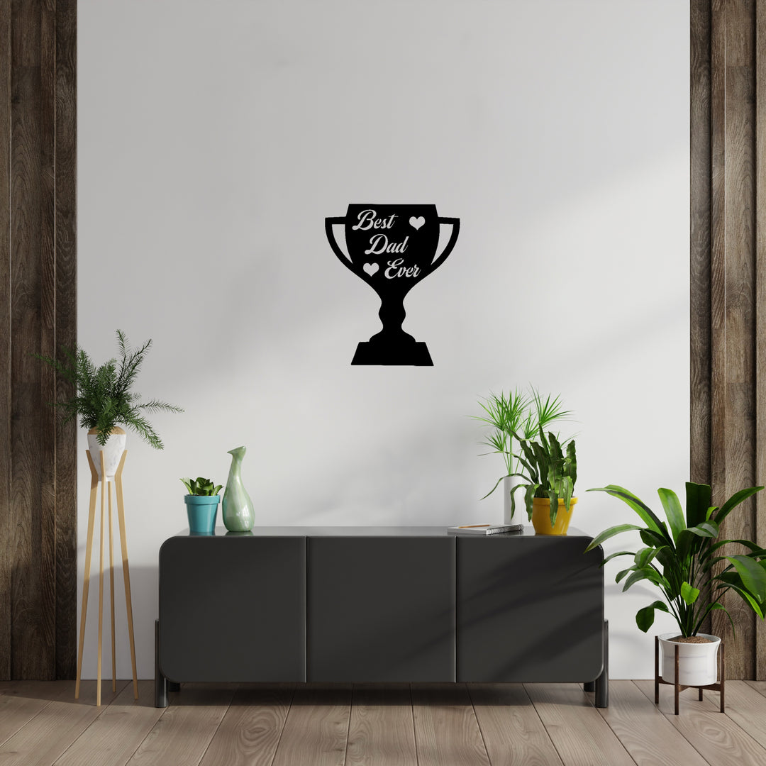 Best Dad Metal Wall Art