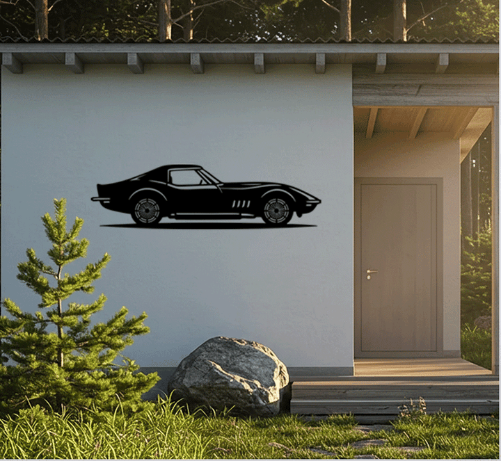 Classic Car Metal Wall Art, view 8 by MetalPlex