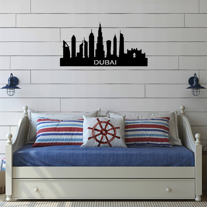 Dubai Skyline - Metal Wall Art - MetalPlex