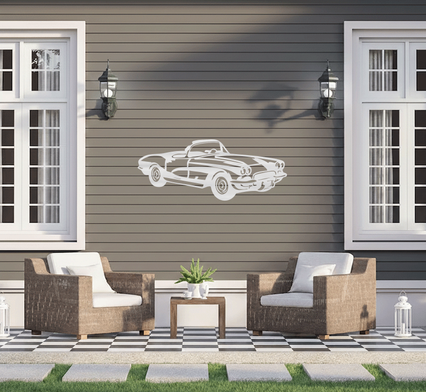1962 Corvette C1 Metal Wall Art, view 7 by MetalPlex