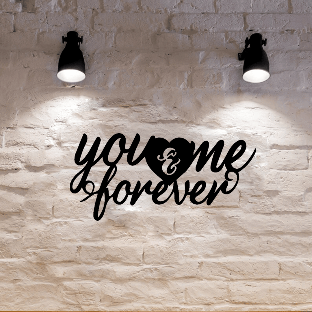 You and Me Forever - Metal Wall Art