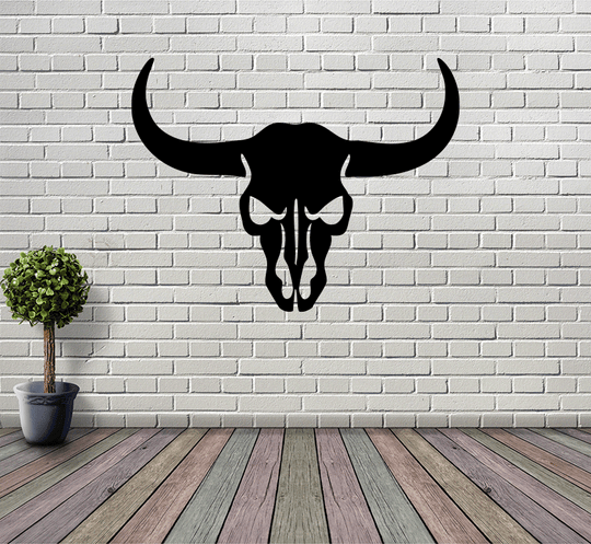 Bull Skull - Metal Wall Art