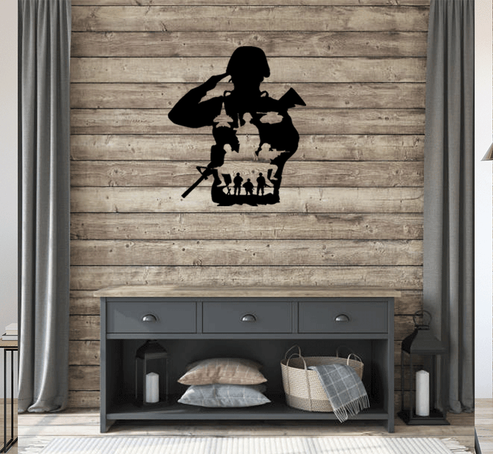 Army Metal Wall Art, view 9 by MetalPlex