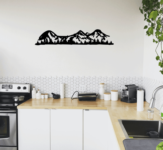 Three Sisters Mountains (Oregon) - Metal Wall Art