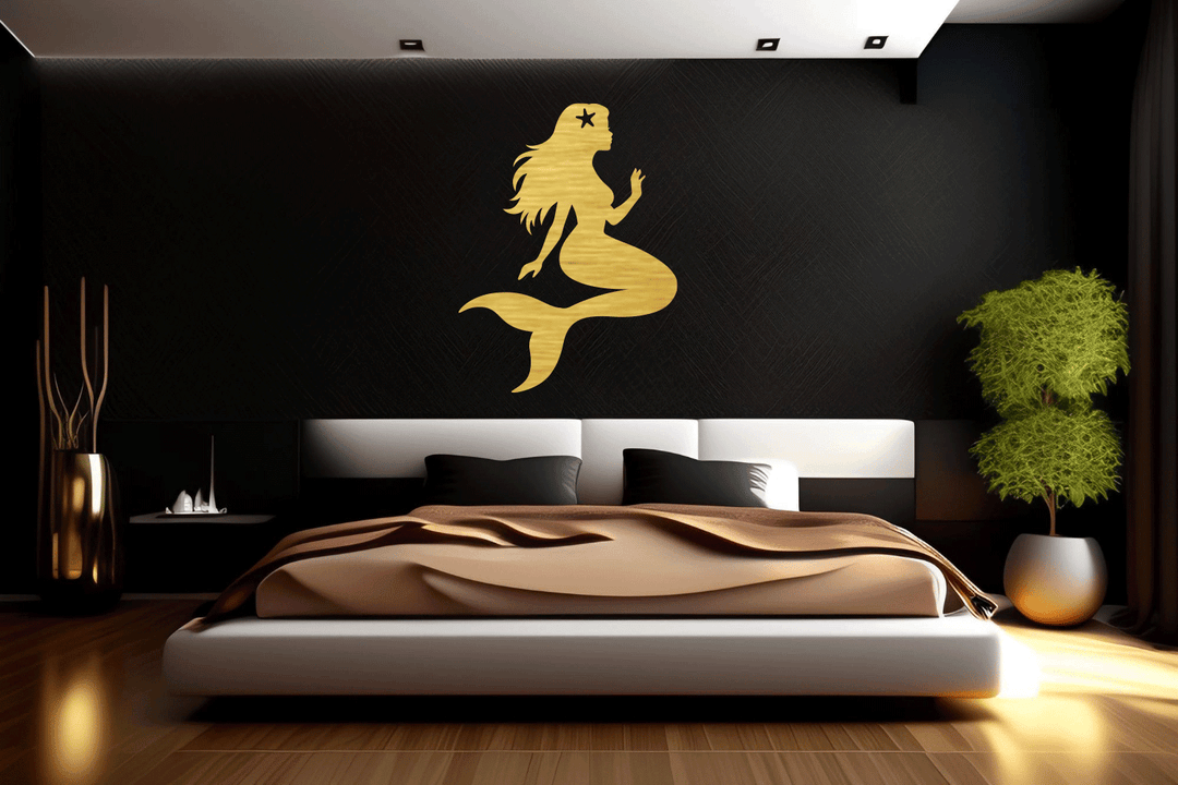 Mermaid Metal Wall Art, view 5 by MetalPlex