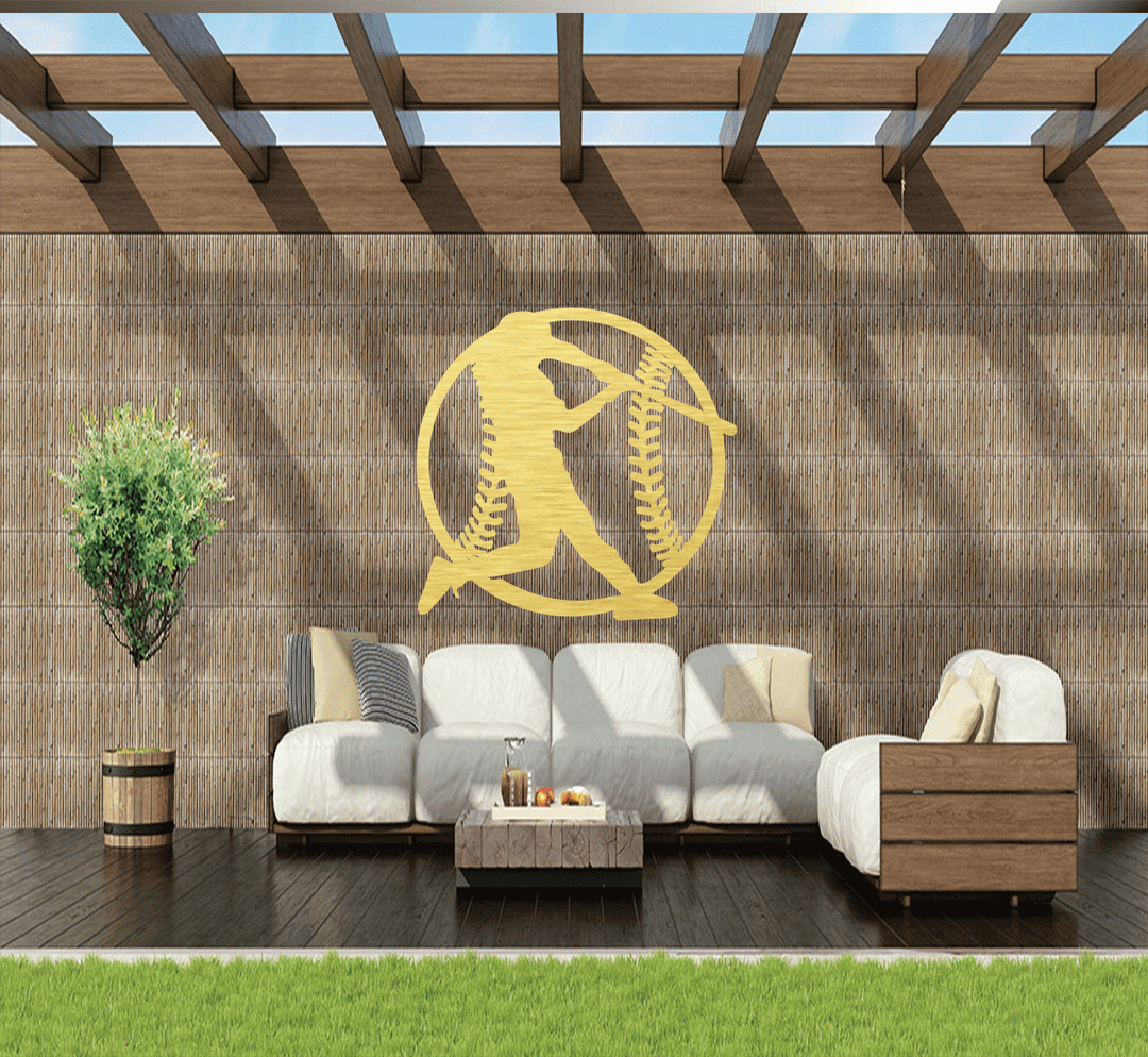 Baseball Metal Wall Art, view 9 by MetalPlex