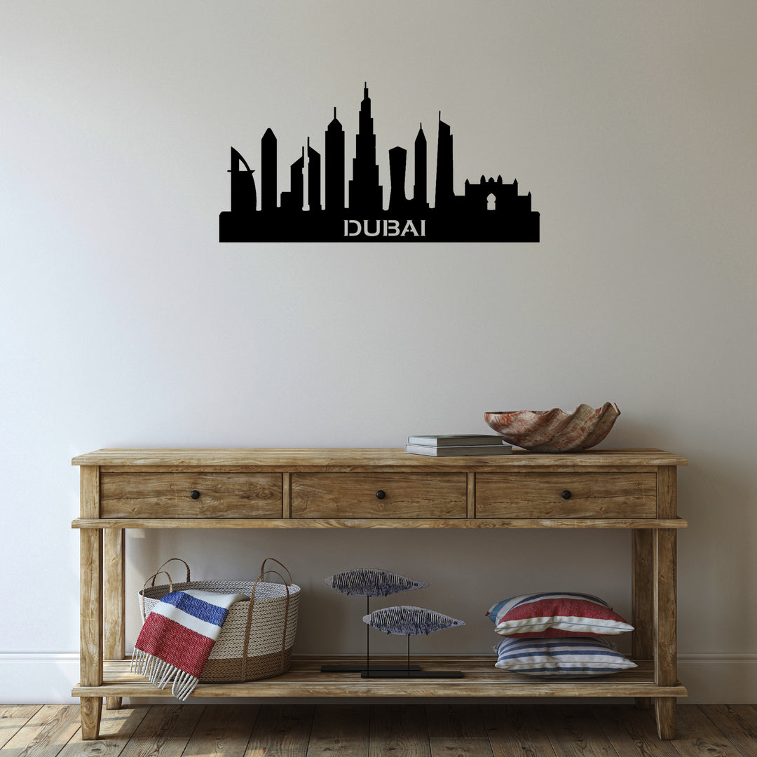 Dubai Skyline - Metal Wall Art - MetalPlex