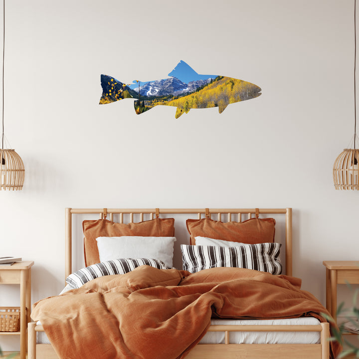 Maroon Bells Trout- Metal Wall Art - MetalPlex