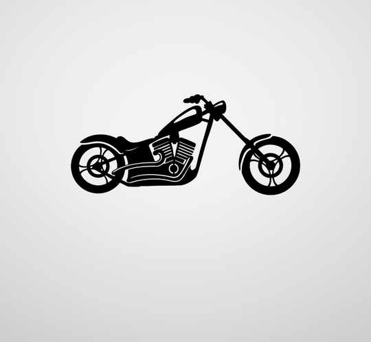 Chopper - Metal Wall Art