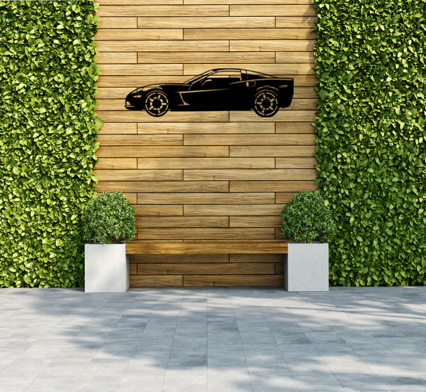 Corvette Metal Wall Art, view 5 by MetalPlex