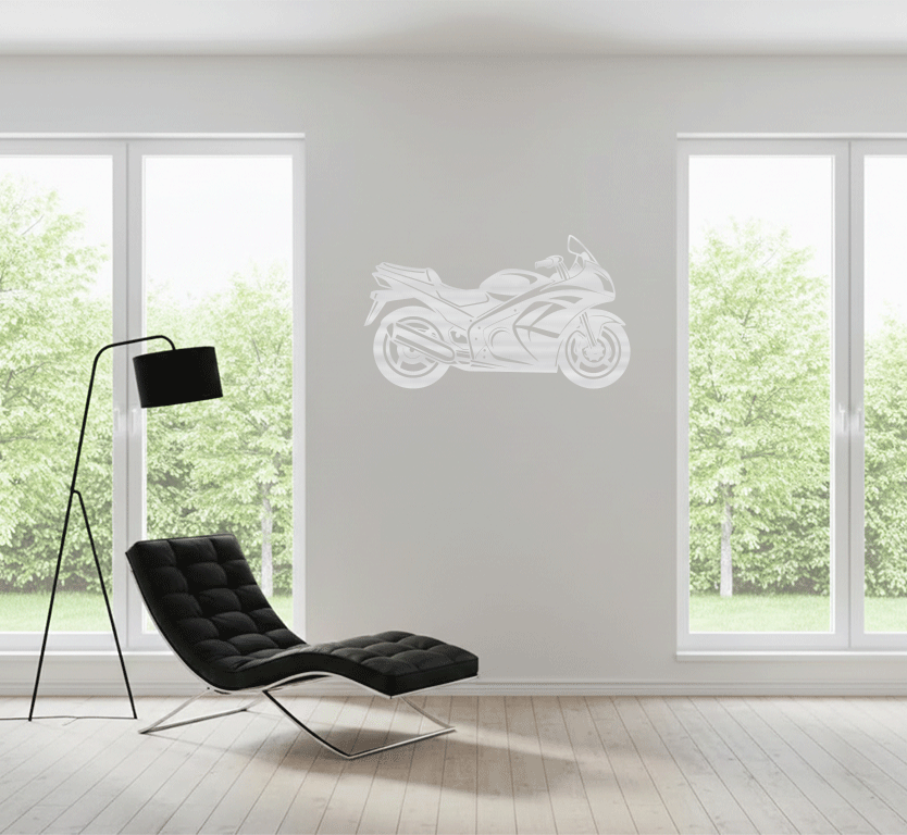 Sportbike Metal Wall Art, view 5 by MetalPlex