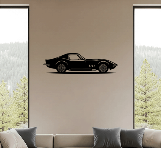 Classic Car - Metal Wall Art