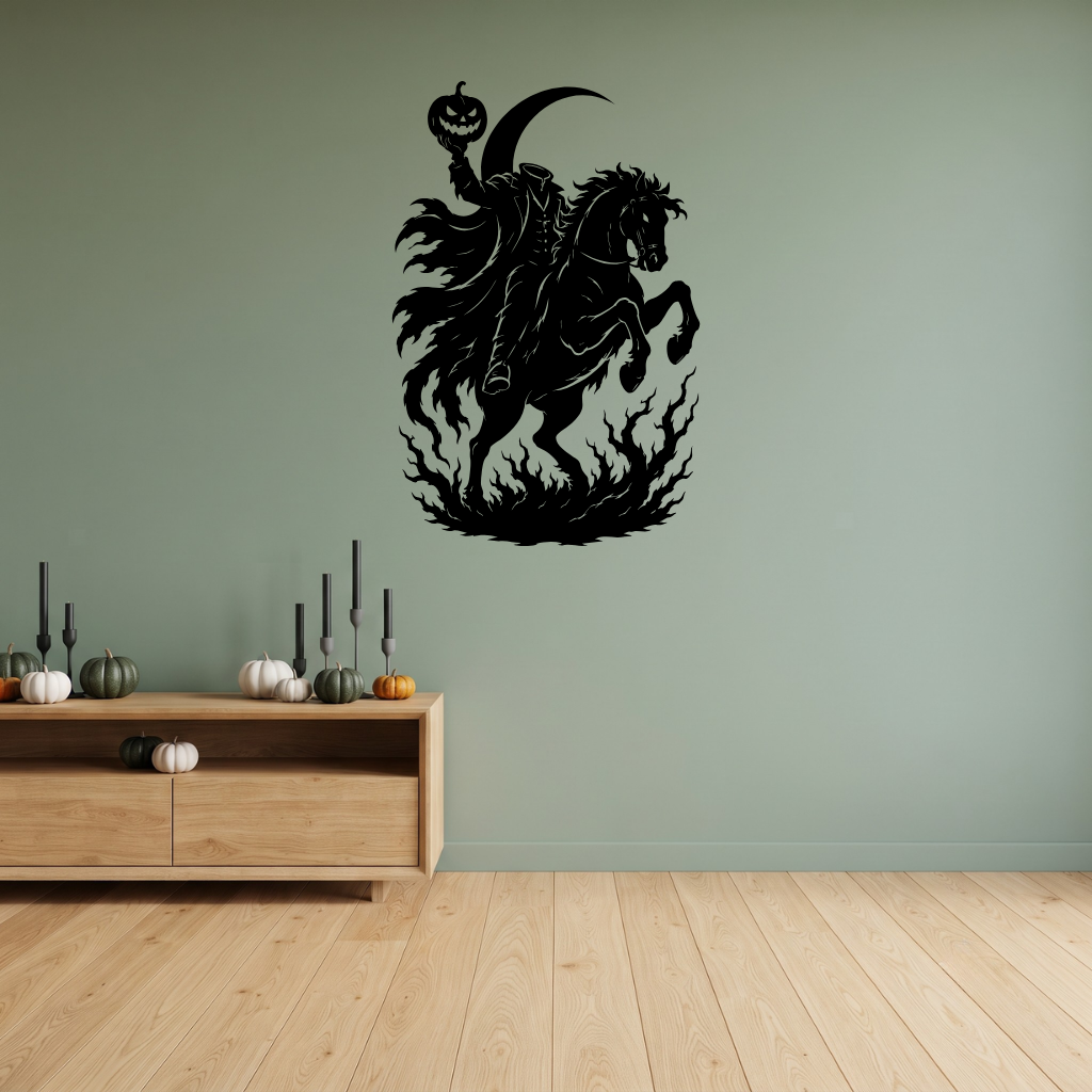 Headless Horseman Metal Wall Art