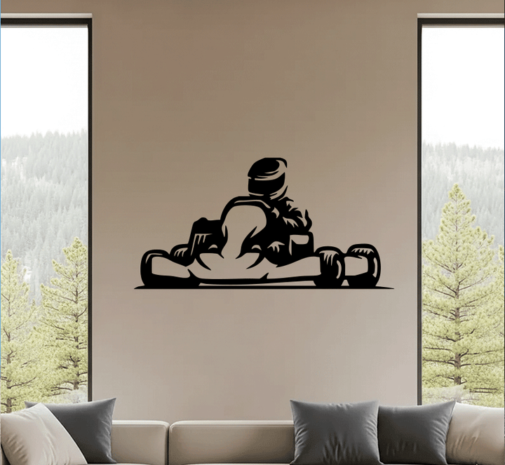 Go-Kart Metal Wall Art, view 8 by MetalPlex