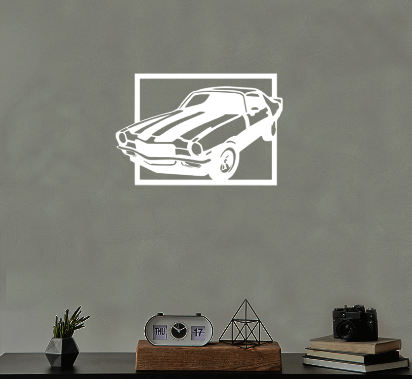 Muscle Car Metal Wall Art, view 7 by MetalPlex