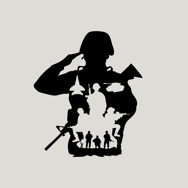 Army Metal Wall Art