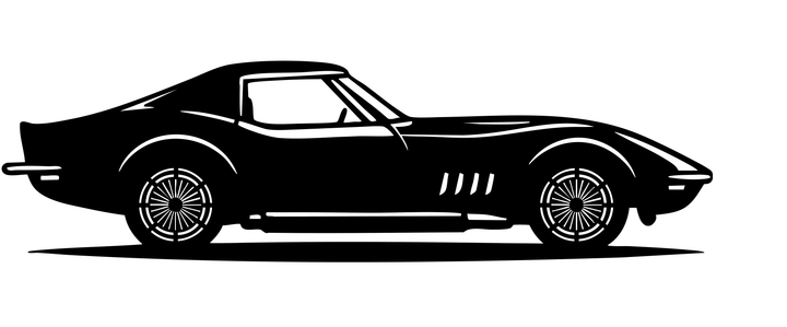 Classic Car Metal Wall Art by MetalPlex