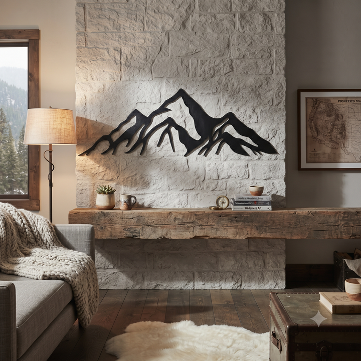 Rocky Mountains Metal Wall Art – Colorado Landscape Wall Decor