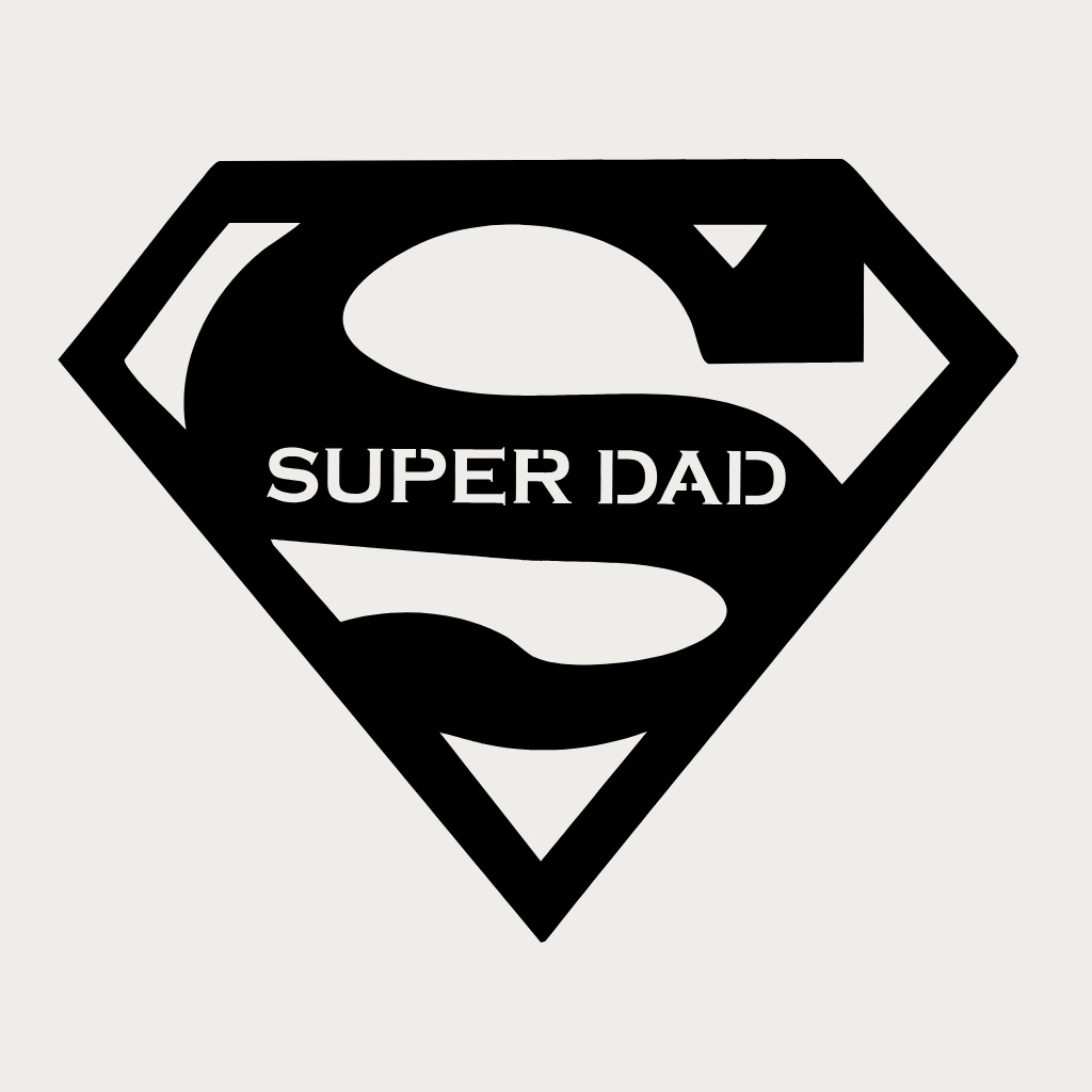Super Dad Metal Wall Art