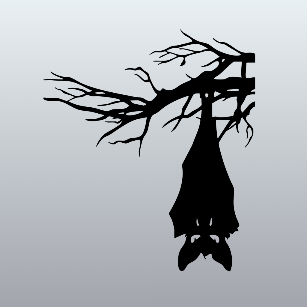 Hanging Bat Metal Wall Art by MetalPlex