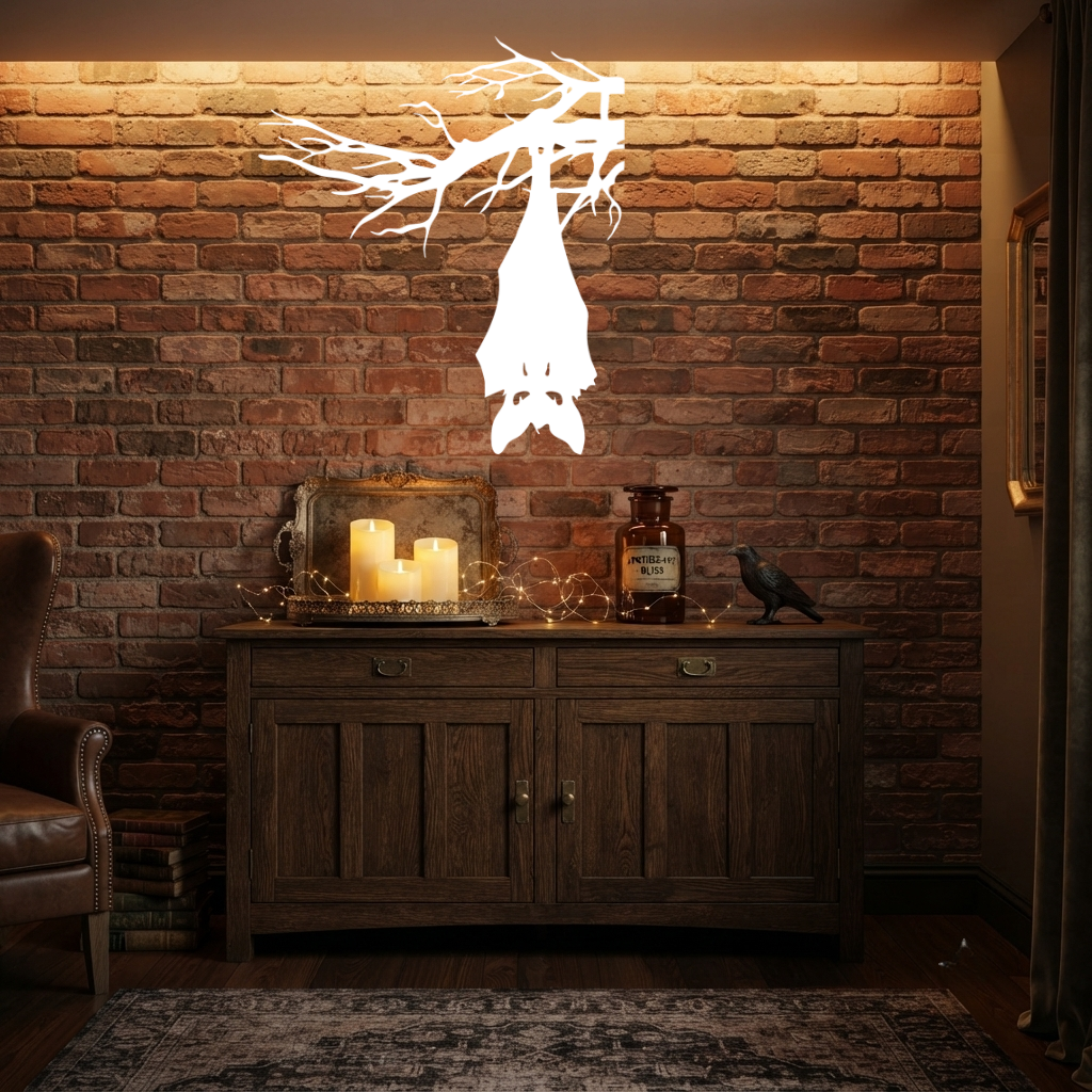 Hanging Bat Metal Wall Art, view 19 by MetalPlex