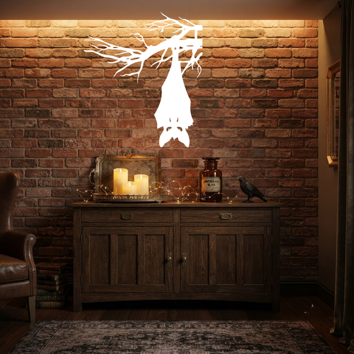 Hanging Bat Metal Wall Art, view 19 by MetalPlex
