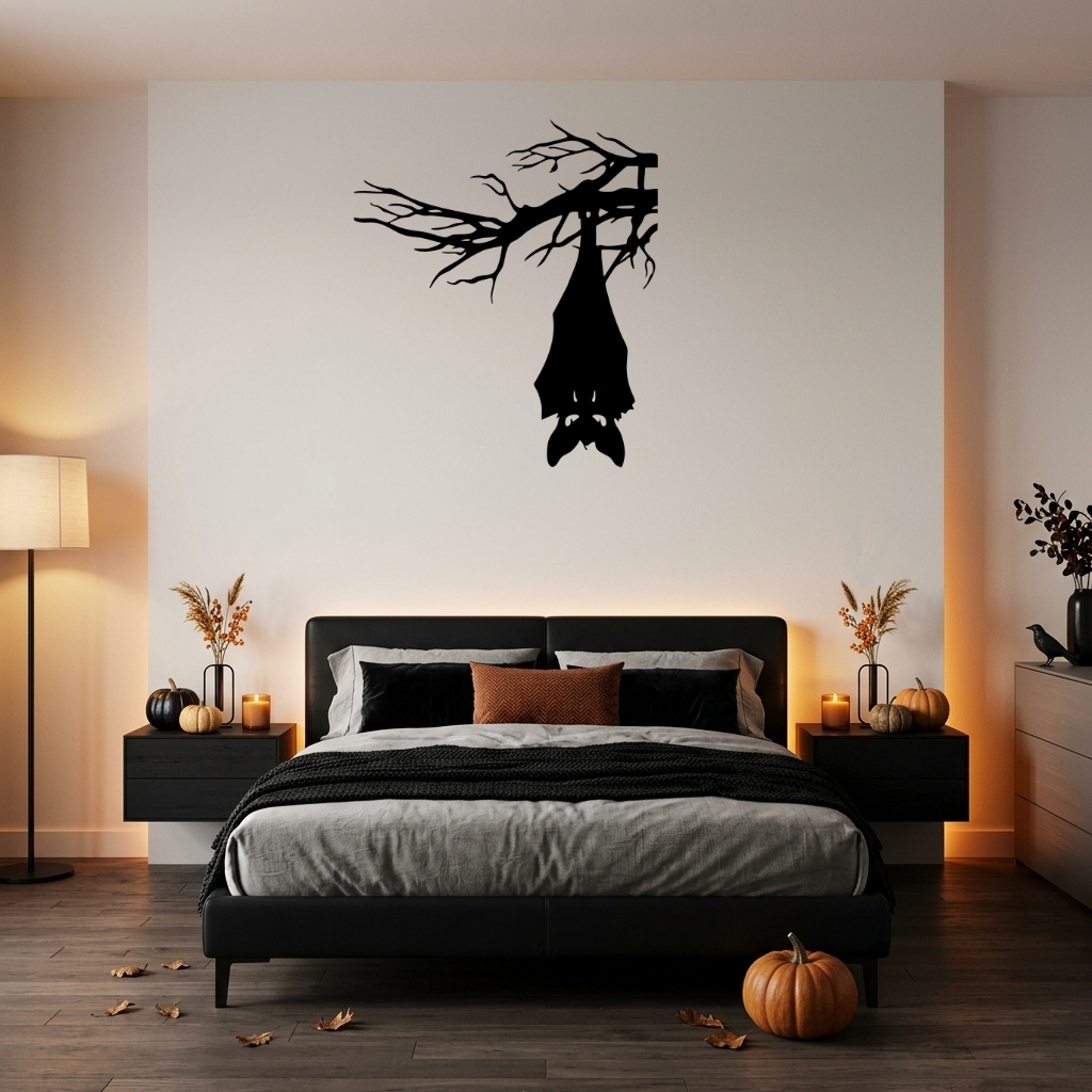 Hanging Bat Metal Wall Art, view 4 by MetalPlex