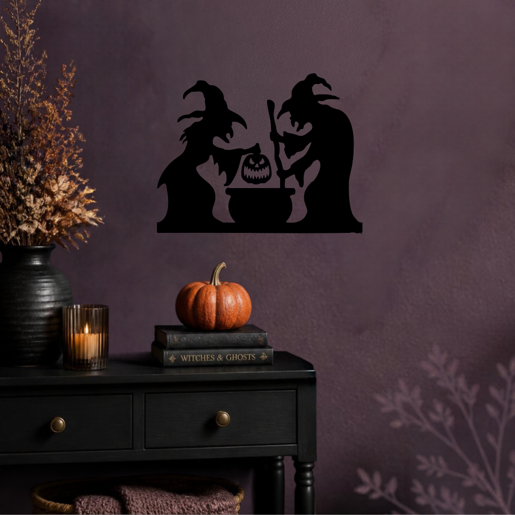 Spooky Witches Metal Wall Art, view 7 by MetalPlex