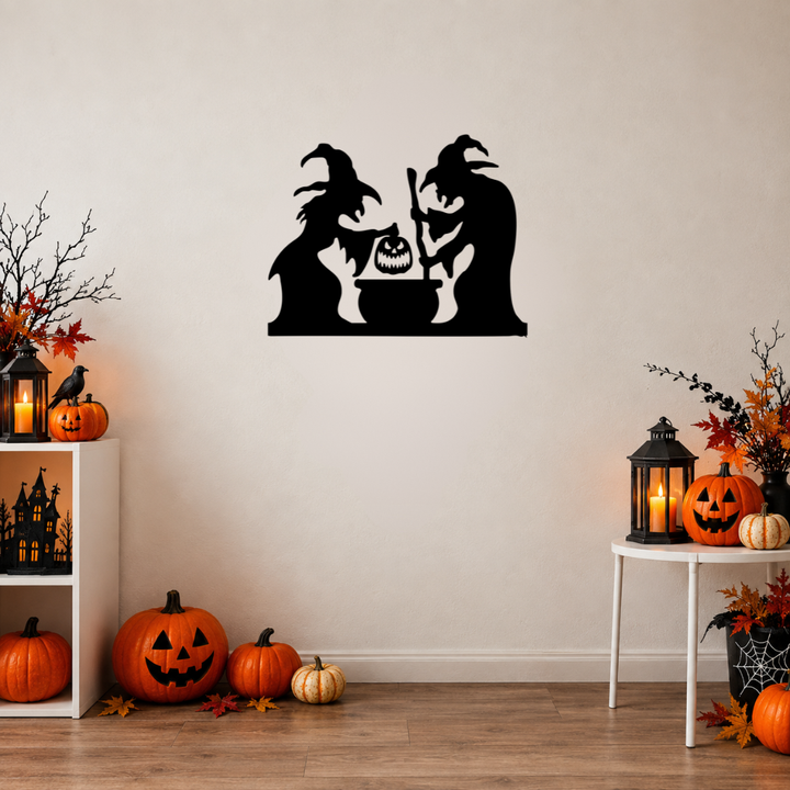 Spooky Witches Metal Wall Art, view 6 by MetalPlex