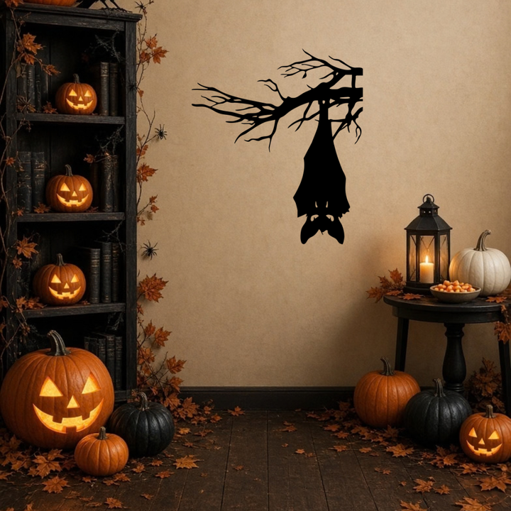 Hanging Bat Metal Wall Art, view 7 by MetalPlex