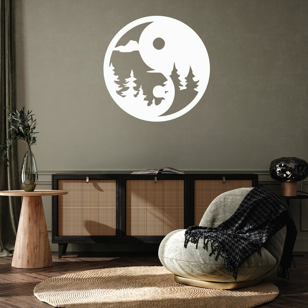 Yin Yang - Metal Wall Art - MetalPlex