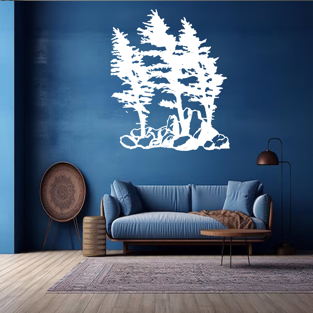 Windy Pines - Metal Wall Art - MetalPlex