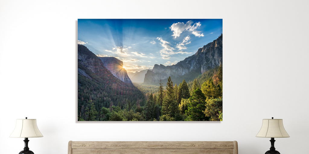 Yosemite Forest Metal Prints Wall Art Metalplex