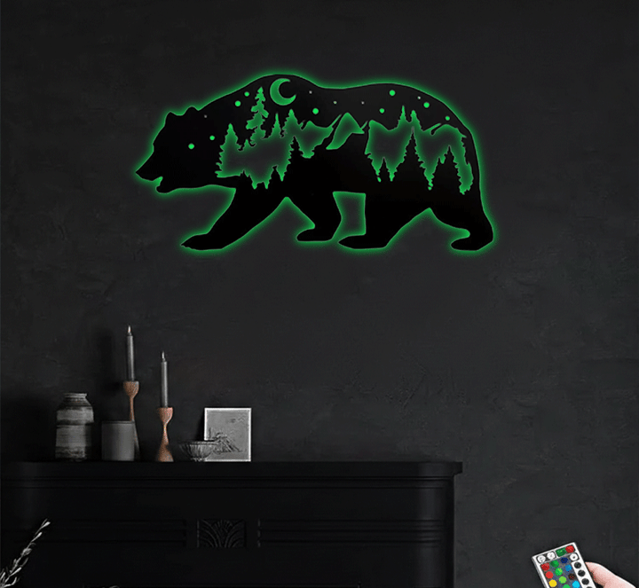 Bear Metal Wall Art, view 14 by MetalPlex
