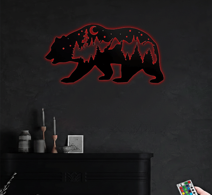 Bear Metal Wall Art, view 16 by MetalPlex