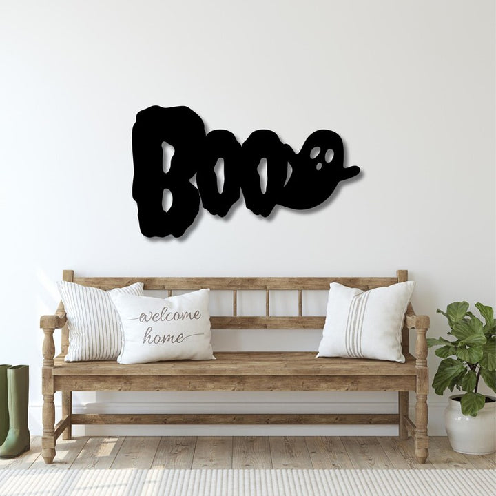 Boo Halloween Metal Wall Art, view 8 by MetalPlex