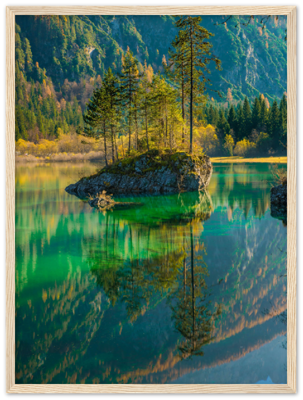 Lake Reflection - Print - MetalPlex