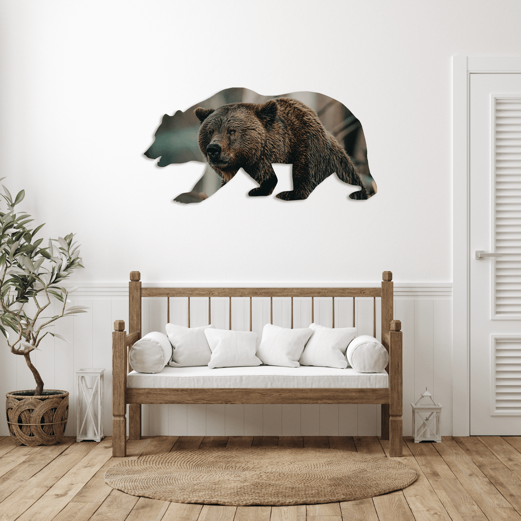 Limited Edition Bear - Metal Wall Art - MetalPlex