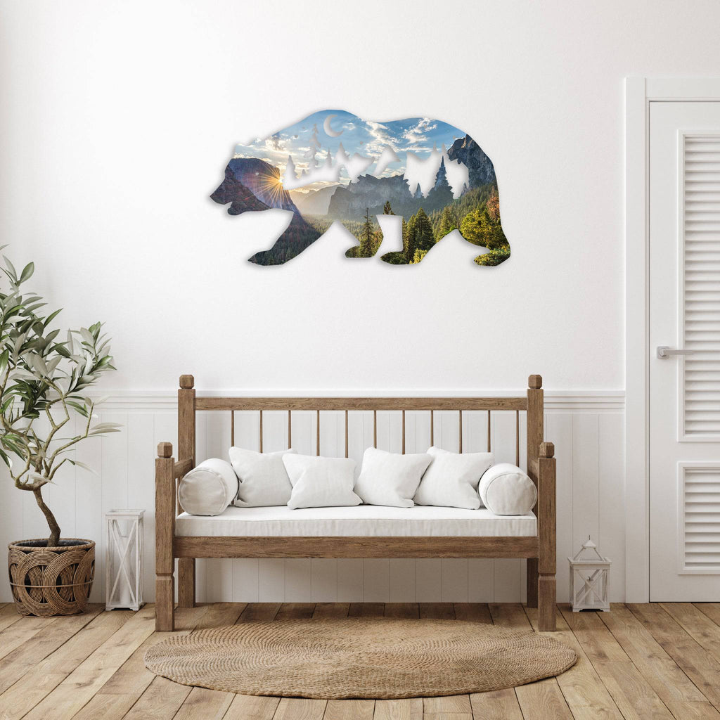 Limited Edition Yosemite Bear - Metal Wall Art - MetalPlex