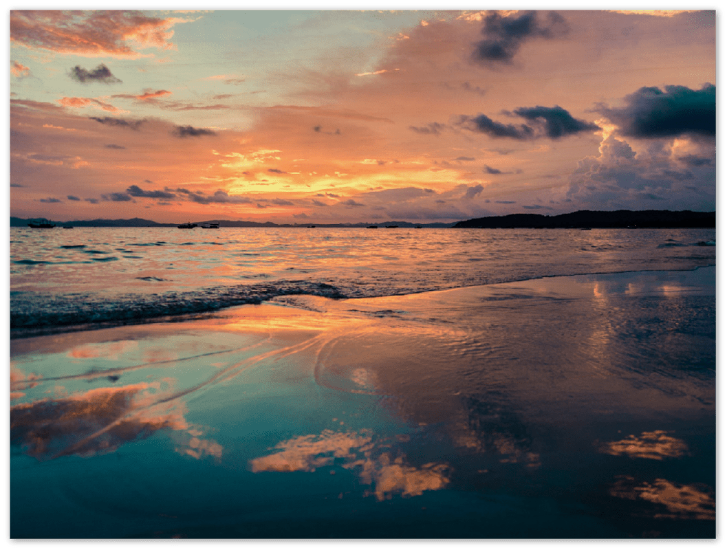 Beach Reflections - Print - MetalPlex
