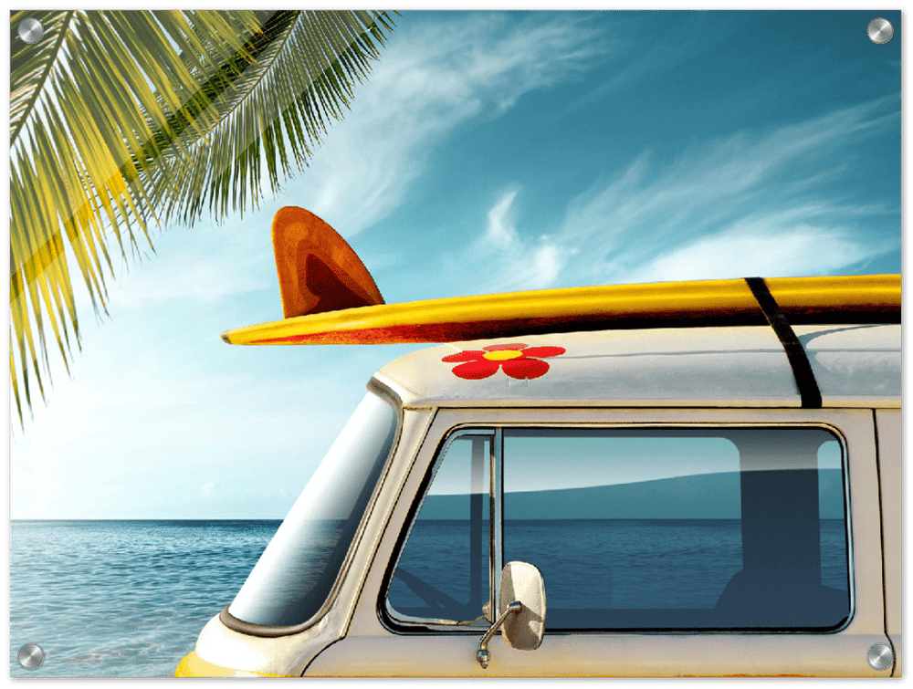 Beach Van - Print - MetalPlex