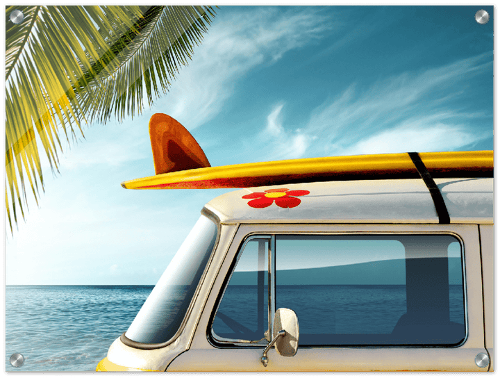 Beach Van - Print - MetalPlex