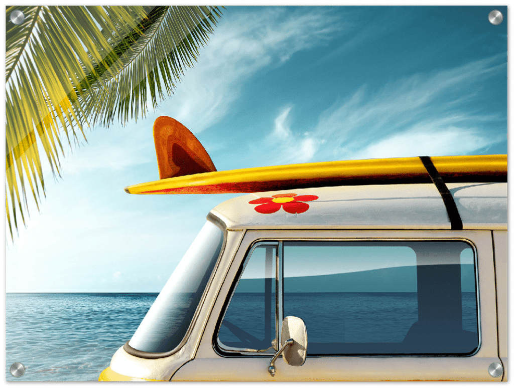 Beach Van - Print - MetalPlex