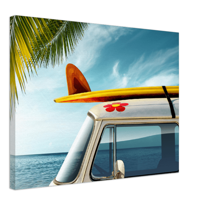 Beach Van - Print - MetalPlex