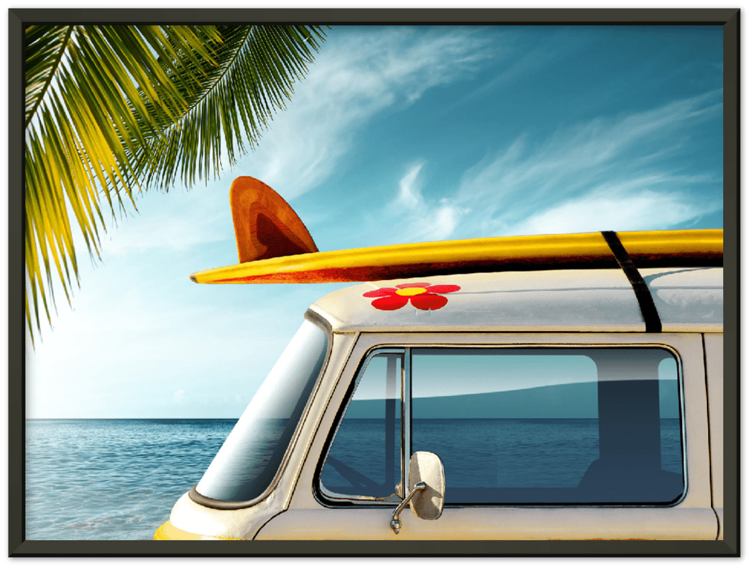 Beach Van - Print - MetalPlex