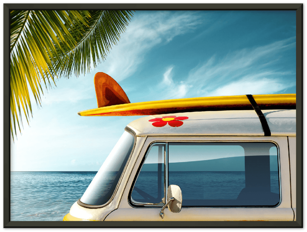 Beach Van - Print - MetalPlex