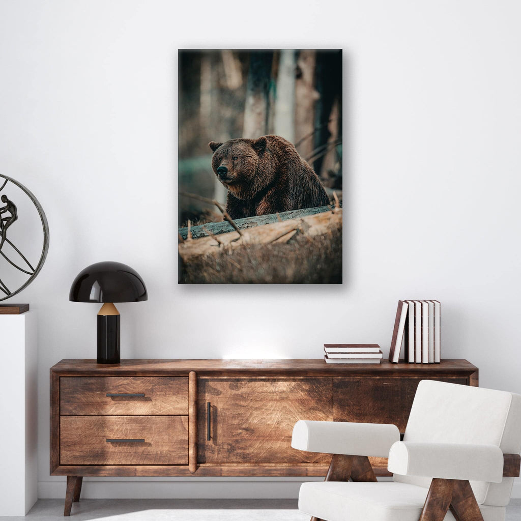 Bear in the Forest - Print - MetalPlex