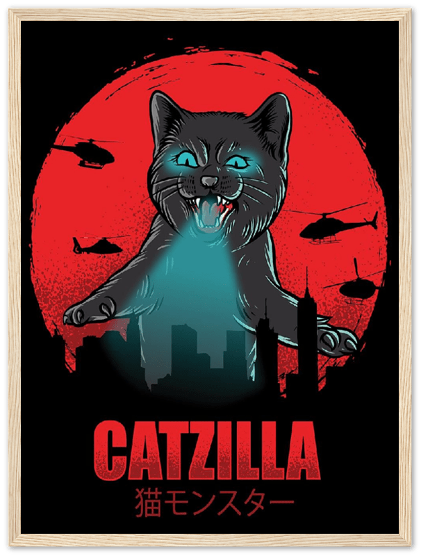 Catzilla - Print - MetalPlex